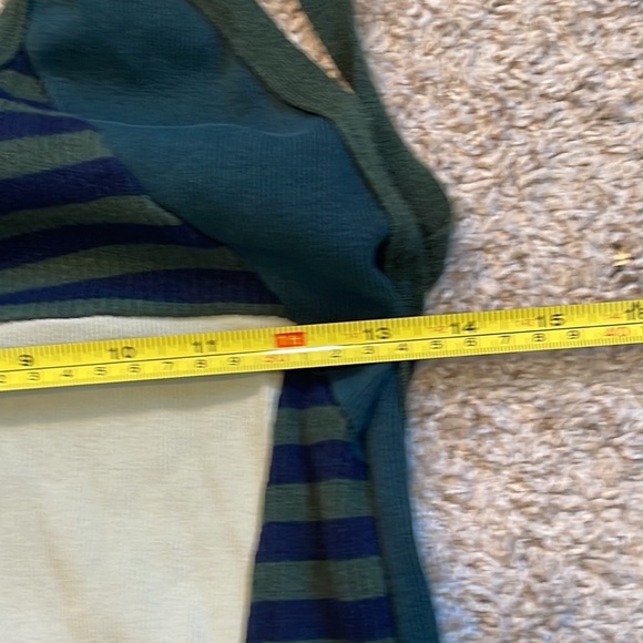 The open project Open Back Panel Halter Dress - Green - Picture 8 of 16